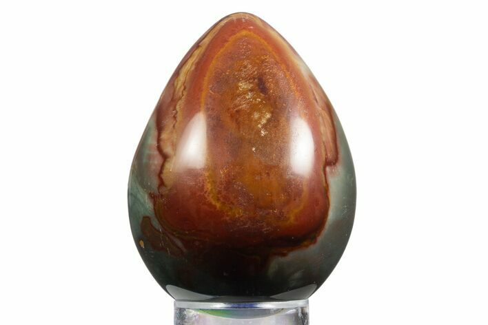 Polished Polychrome Jasper Egg - Madagascar #331717